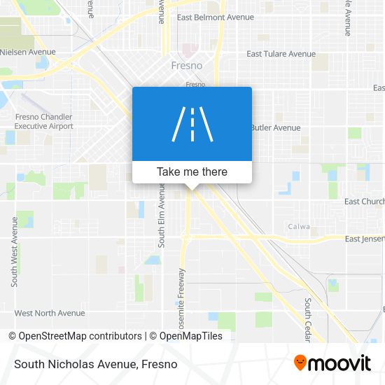 South Nicholas Avenue map