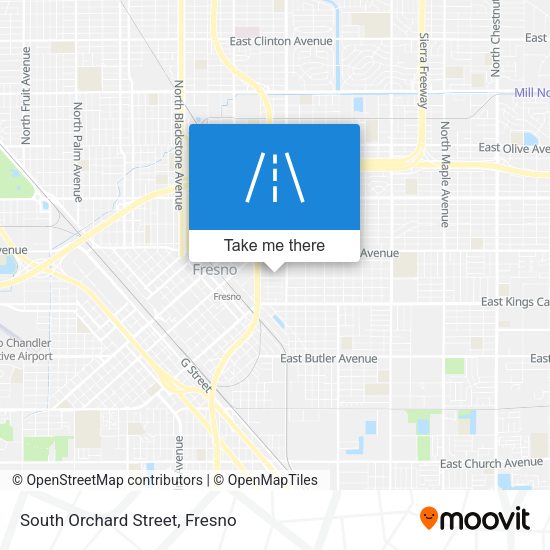 South Orchard Street map