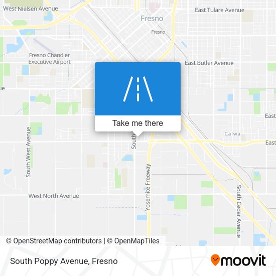 Mapa de South Poppy Avenue