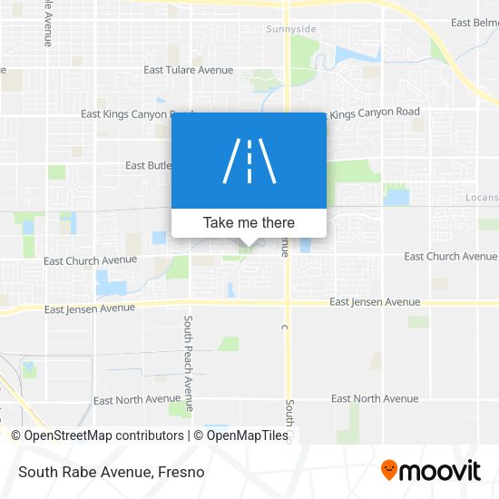 Mapa de South Rabe Avenue