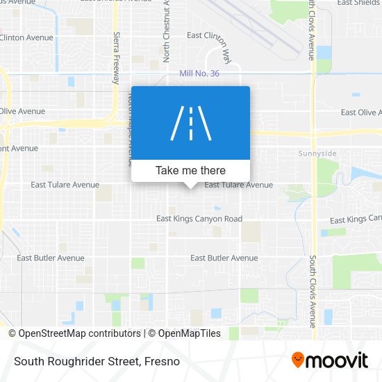 South Roughrider Street map