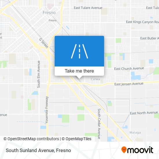 Mapa de South Sunland Avenue