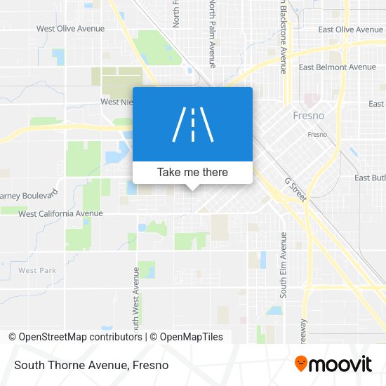 Mapa de South Thorne Avenue