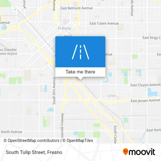 South Tulip Street map