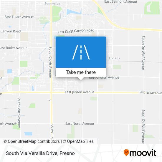 South Via Versilia Drive map