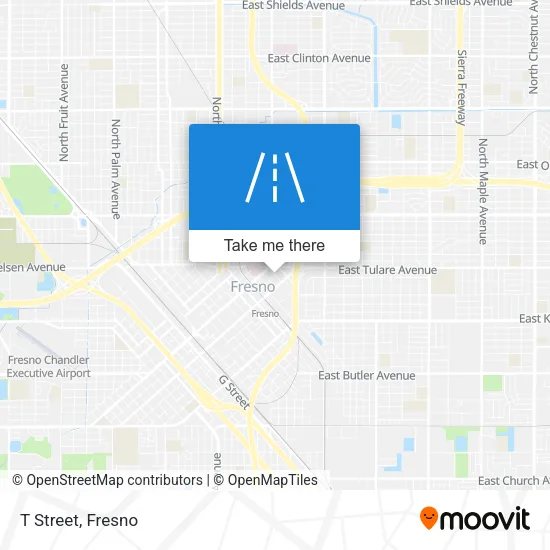 T Street map