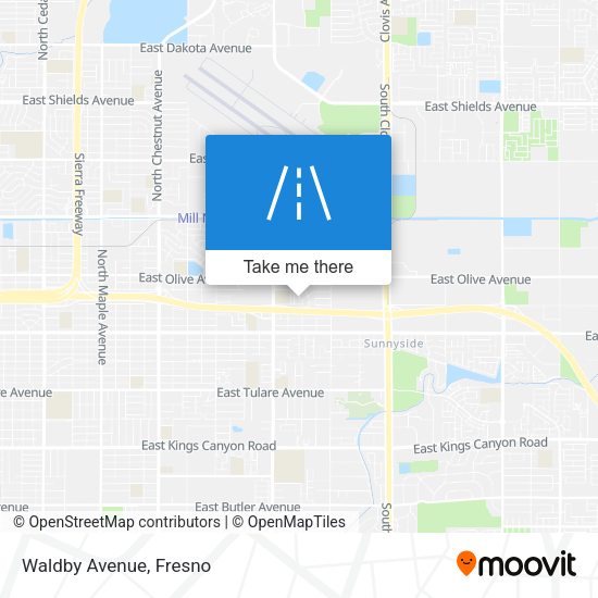 Mapa de Waldby Avenue