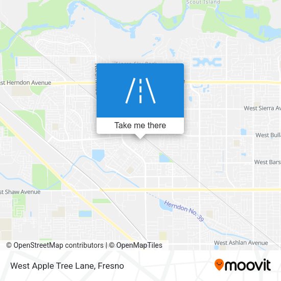 Mapa de West Apple Tree Lane