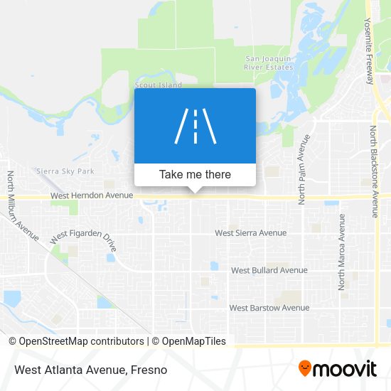Mapa de West Atlanta Avenue