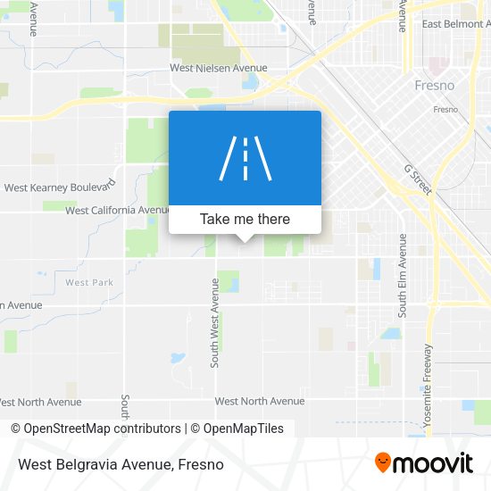 West Belgravia Avenue map