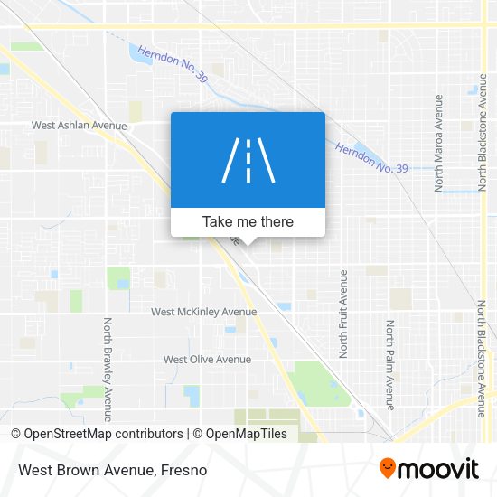 Mapa de West Brown Avenue