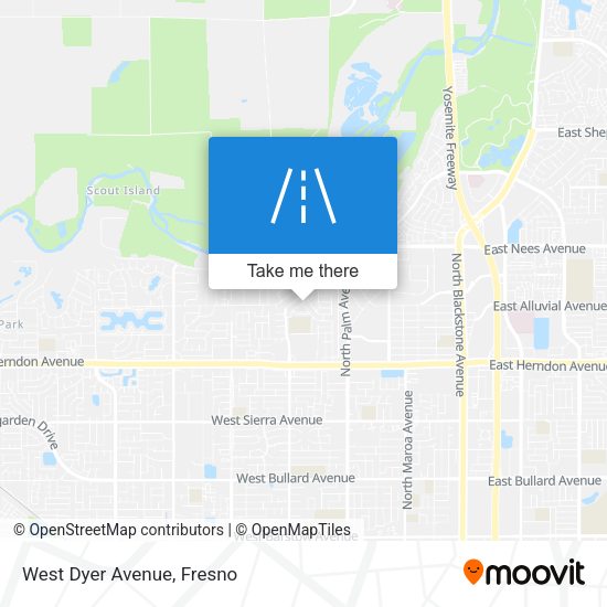 Mapa de West Dyer Avenue