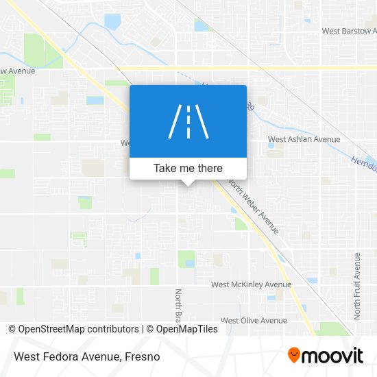 Mapa de West Fedora Avenue