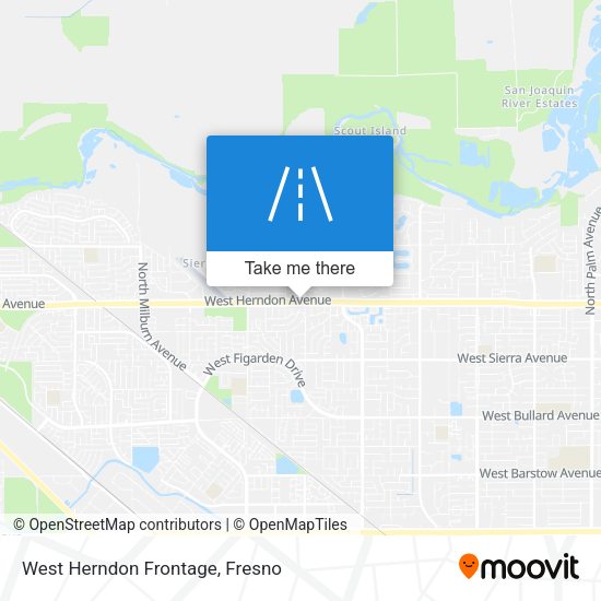 West Herndon Frontage map
