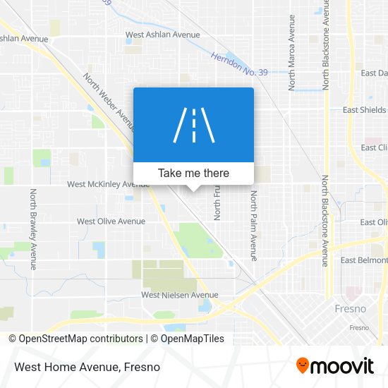 Mapa de West Home Avenue