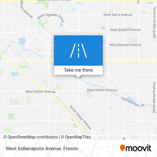 West Indianapolis Avenue map