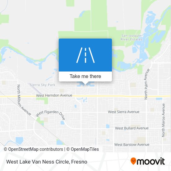 West Lake Van Ness Circle map