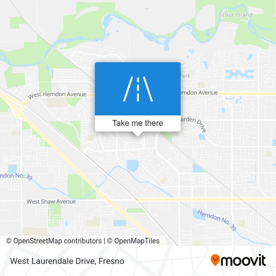West Laurendale Drive map
