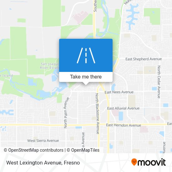 Mapa de West Lexington Avenue
