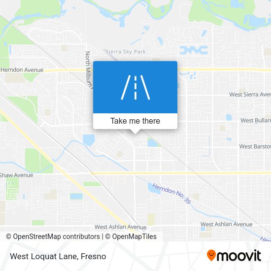 West Loquat Lane map