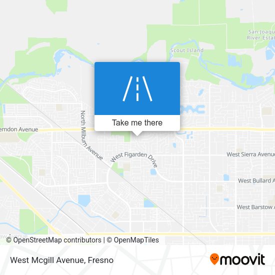 Mapa de West Mcgill Avenue