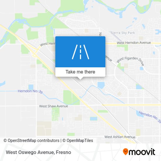 Mapa de West Oswego Avenue