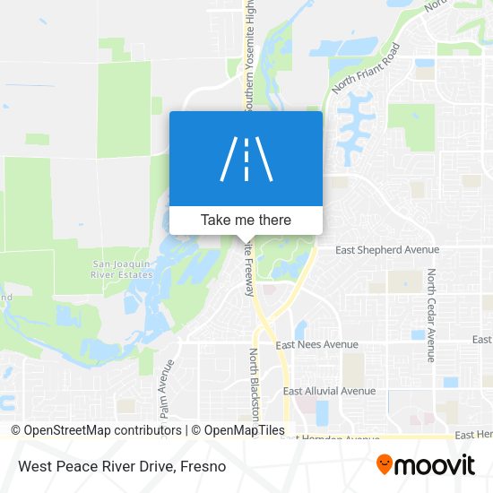 West Peace River Drive map