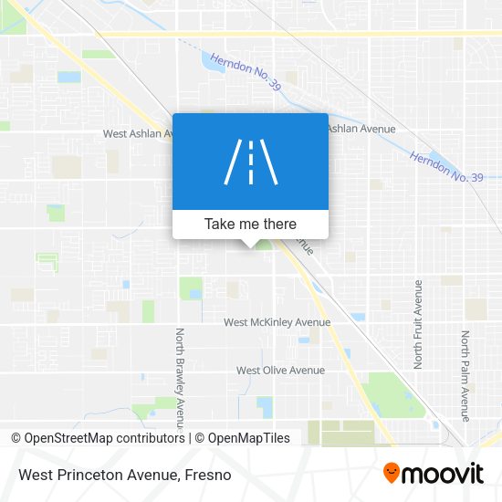 Mapa de West Princeton Avenue