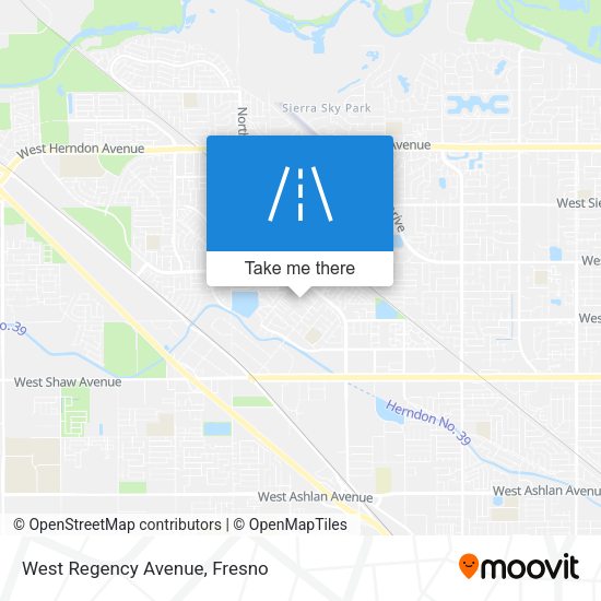 Mapa de West Regency Avenue