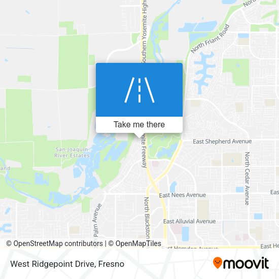 West Ridgepoint Drive map
