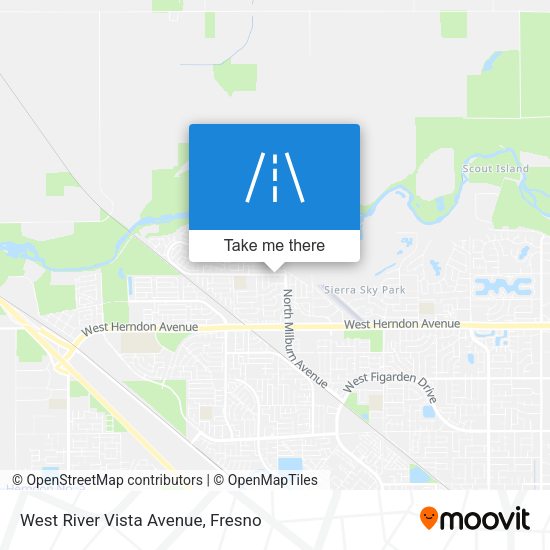 West River Vista Avenue map