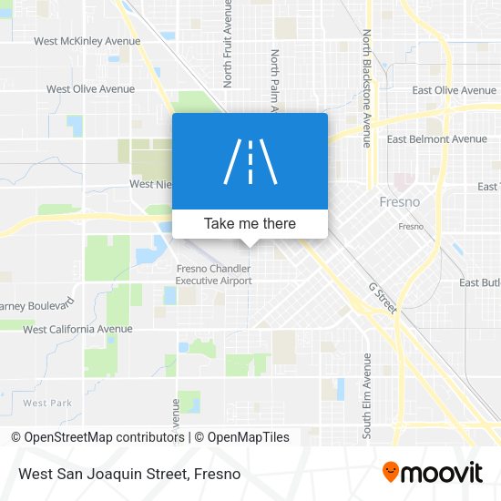 West San Joaquin Street map