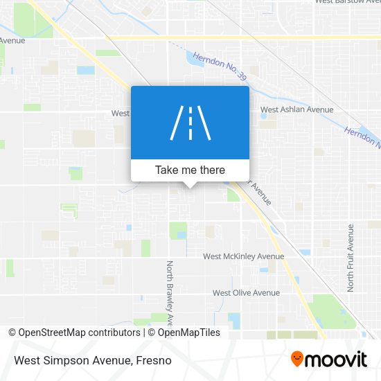 Mapa de West Simpson Avenue