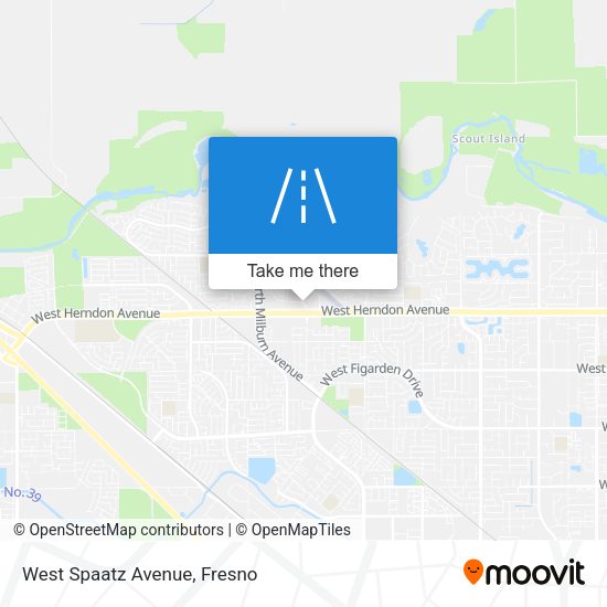 Mapa de West Spaatz Avenue