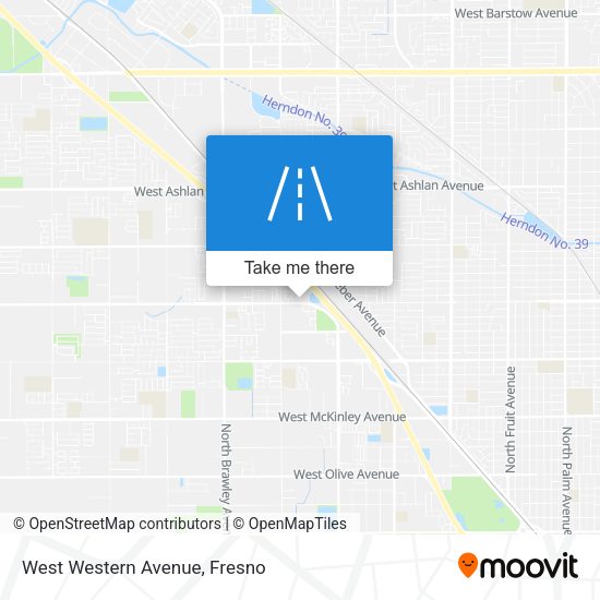 Mapa de West Western Avenue