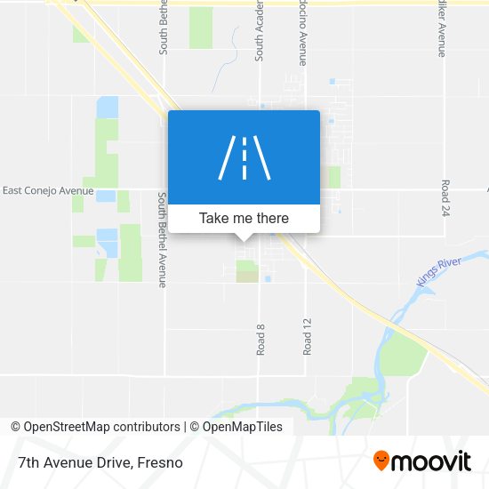 7th Avenue Drive map