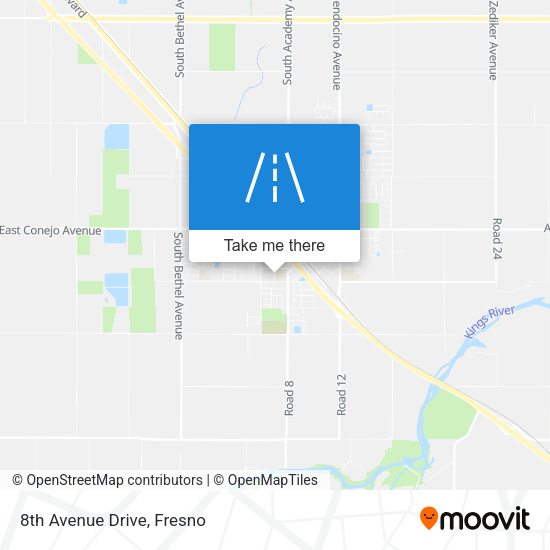 8th Avenue Drive map