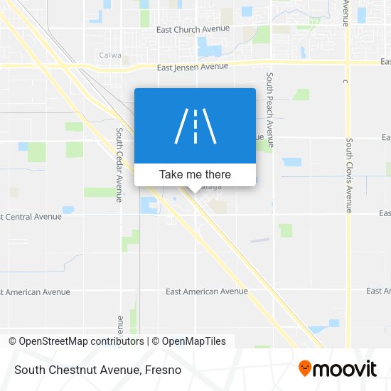 Mapa de South Chestnut Avenue