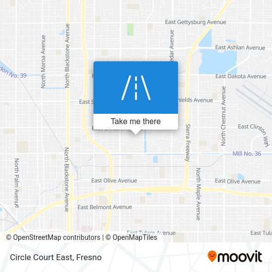 Mapa de Circle Court East