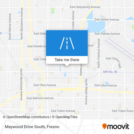 Mapa de Maywood Drive South