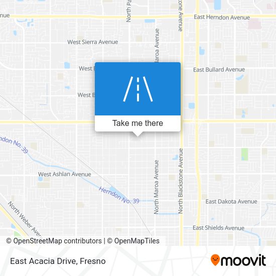East Acacia Drive map