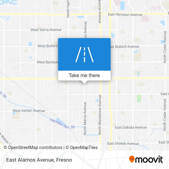 Mapa de East Alamos Avenue