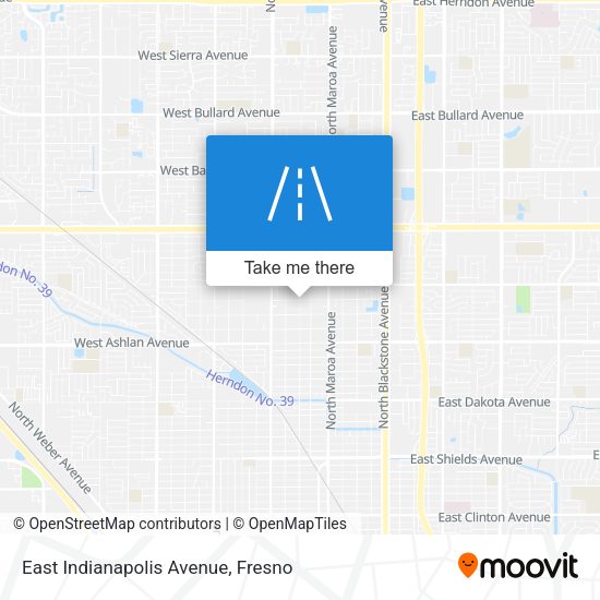 East Indianapolis Avenue map