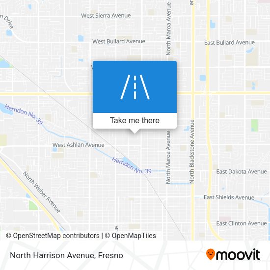 North Harrison Avenue map