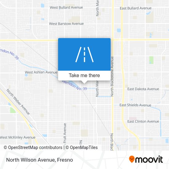 Mapa de North Wilson Avenue