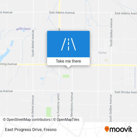 Mapa de East Progress Drive