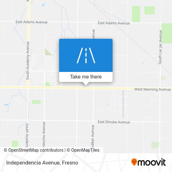 Independencia Avenue map