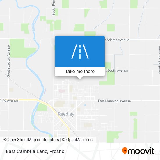 Mapa de East Cambria Lane