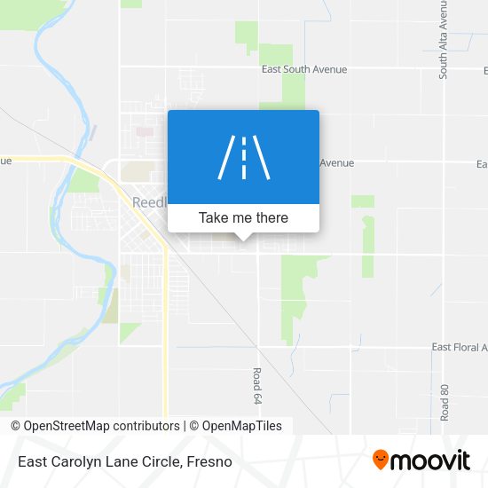 East Carolyn Lane Circle map