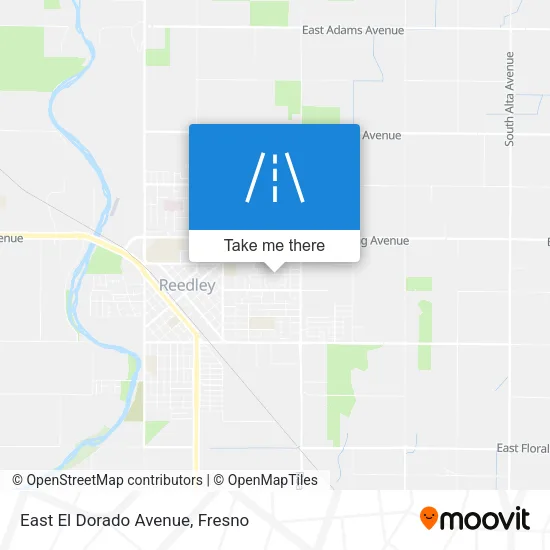 Mapa de East El Dorado Avenue